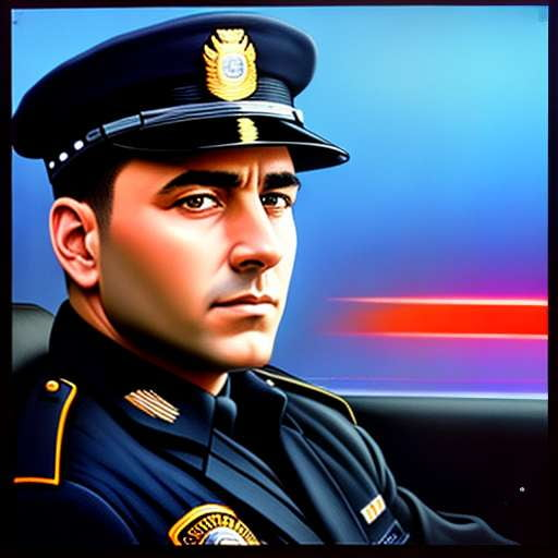 Police Car Interior Portrait Midjourney Prompt for Custom Art Creation - Socialdraft