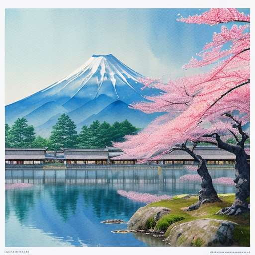 Japanese Watercolor Scenery Midjourney Prompts – Socialdraft