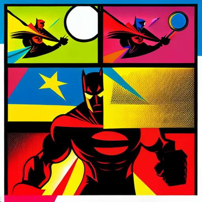 Comic Book Midjourney: Customizable Superhero Panel Prompts - Socialdraft