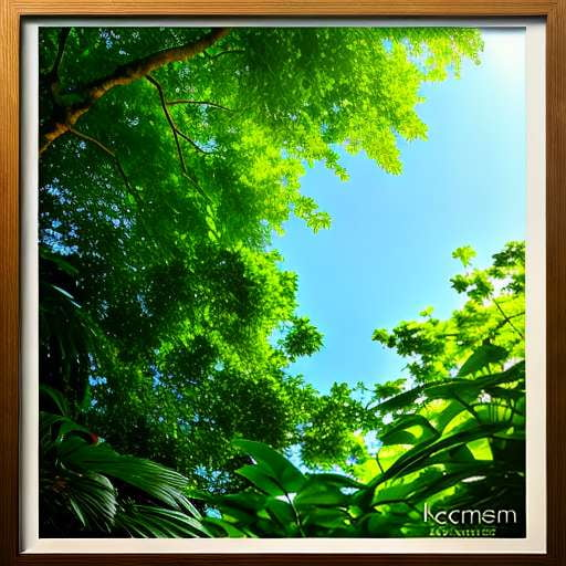 Rainforest Canopy Midjourney Image Prompt - Socialdraft
