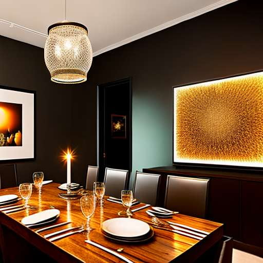 Avant-Garde Dining Room Midjourney Masterpieces - Socialdraft