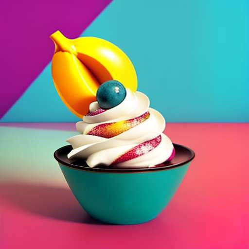 Banana Nutella Frozen Yogurt Midjourney Prompt - Socialdraft