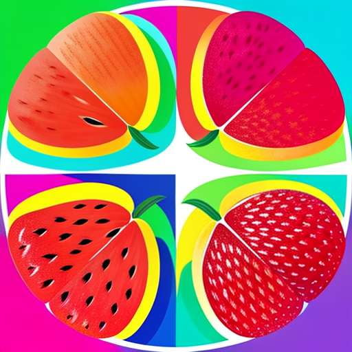 Summer Fruits Gouache Illustrations: Unique Midjourney Prompts for DIY Art - Socialdraft