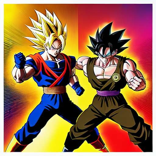Dragon Ball Tournament Midjourney Prompt: Bring your favorite DBZ characters to life - Socialdraft