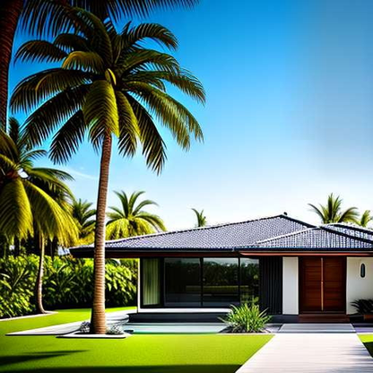 Title: Customizable Palm Tree Villa Midjourney Prompts for Stunning Tropical Scenes - Socialdraft