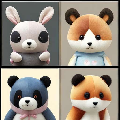 Customizable Plushie Animals: Create Your Own Cute and Cuddly Creations with Midjourney Prompts - Socialdraft