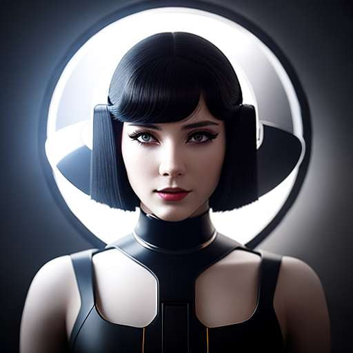 Glamorous Sci-Fi Female Portraits: Customizable Midjourney Prompt - Socialdraft