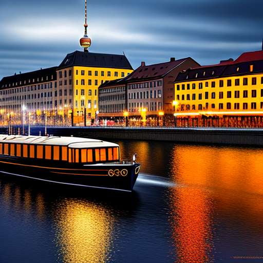 Berlin Boats: Customizable Midjourney Prompt for Stunning Watercolor Art - Socialdraft
