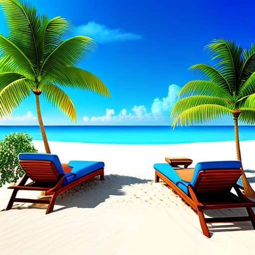 Beach Vacation 3D Icons Midjourney Creation - Socialdraft