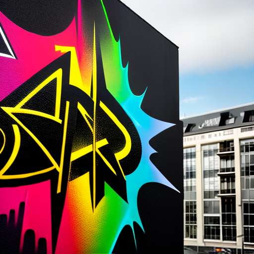 Electric Graffiti Midjourney Art Prompt - Create Your Own Street Art Masterpiece - Socialdraft