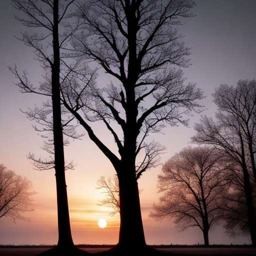 "Nature Silhouette Photography Midjourney Prompt" - Socialdraft