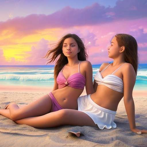 Beach Babe Midjourney Prompts: Sexy and Realistic Girls - Socialdraft