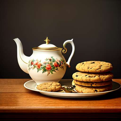 Classic Tea Set and Cookies Midjourney Prompt - Socialdraft
