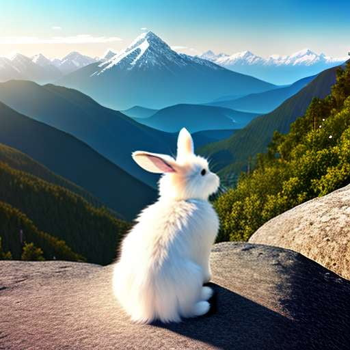 "Mountain Bunny" Midjourney Prompt: Create Stunning Mountain Sceneries with Adorable Bunnies - Socialdraft