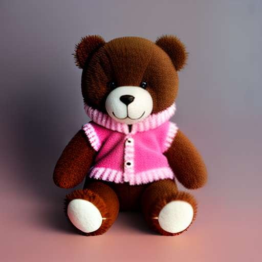 "Create Your Own Fuzzy Teddy Bear Jacket: Customized Midjourney Prompt" - Socialdraft