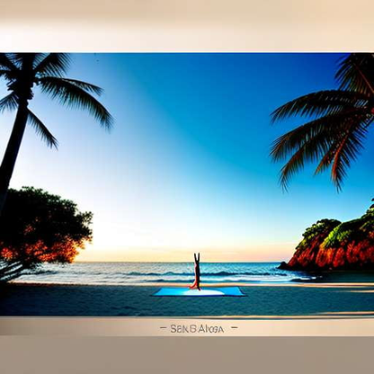 Beach Yoga Midjourney Image Generator - Create Your Own Serene Scene - Socialdraft
