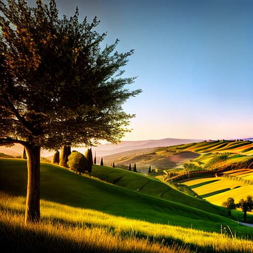 Tuscany Hilltop Town Midjourney Prompt - Socialdraft