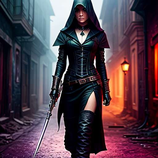 Fantasy Assassin Midjourney Image Prompt - Create Your Own Killer Art - Socialdraft
