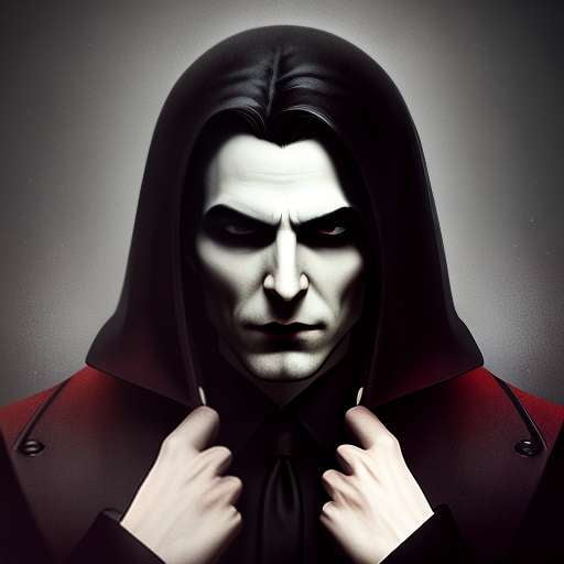 Vampire Portrait Midjourney Prompt: Spooky Gothic Style - Socialdraft