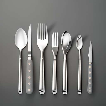 Set of 6 Customizable Stainless Steel Utensils - Midjourney Prompts - Socialdraft