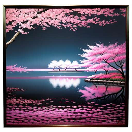 Cherry Blossom Forest Art Prompt for Midjourney Image Generation - Socialdraft