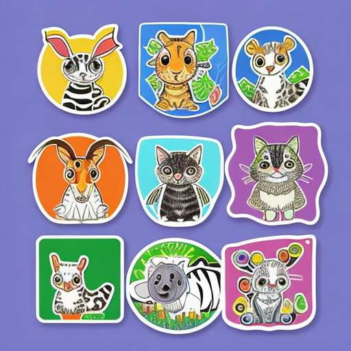 Tiger in different poses. Cute animal in winter season 3474361 Vector Art  at Vecteezy