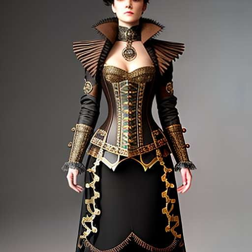 Womens Leather Steampunk Victorian Gothic Corset Dress Coat Costume Gothic  -  Canada