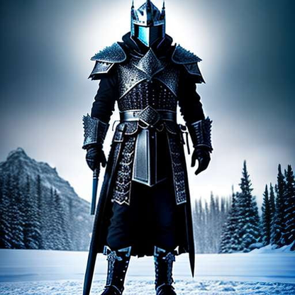 Ice Knight Plate Mail Armor Midjourney Prompt: Create Your Own Epic Fantasy Armor! - Socialdraft