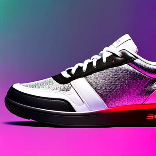 "Galactic Footwear" Midjourney Prompt: Create Your Own Metallic Space Age Shoes - Socialdraft