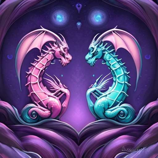 Midjourney Prompts: Create your own Neon Baby Dragon Artwork - Socialdraft
