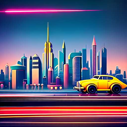 "Retro Hover Car" Midjourney Prompt - Create Your Own 80s-Inspired Ride - Socialdraft