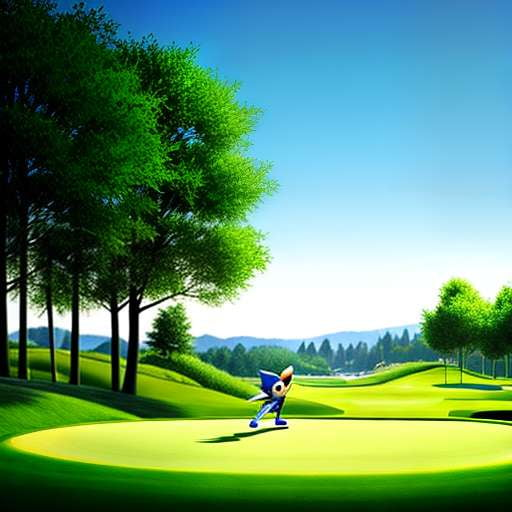 Sonic the Hedgehog Golfing Attire Prompt for Midjourney - Socialdraft