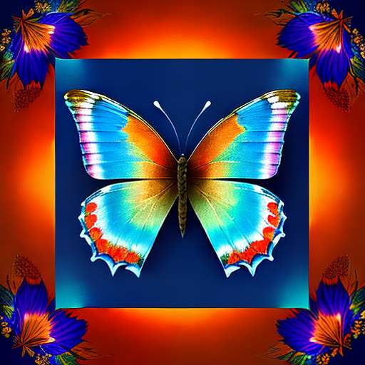 Autumn Butterfly Mandala Midjourney Prompt - Socialdraft