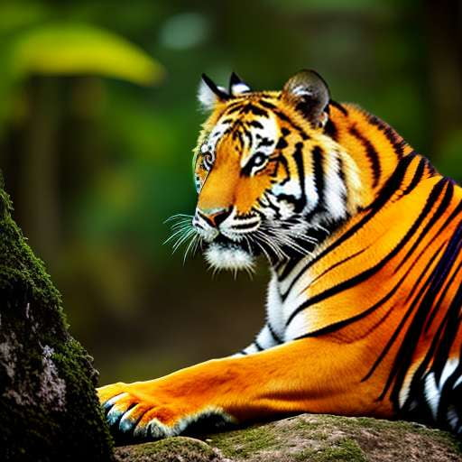 Bengal Tiger Midjourney Prompt - Customizable Text-to-Image Creation - Socialdraft