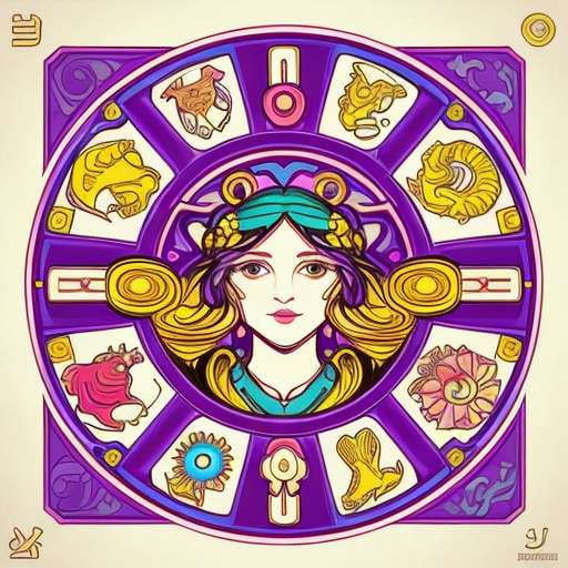 Customizable Zodiac Signs Cartoon Symbols for Midjourney Creation - Socialdraft