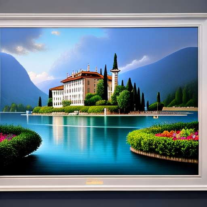 Midjourney Lake Como Villa - Customizable Text-to-Image Prompt - Socialdraft