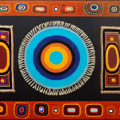 Aboriginal Art Portrait Prompt - Midjourney Image Generator - Socialdraft
