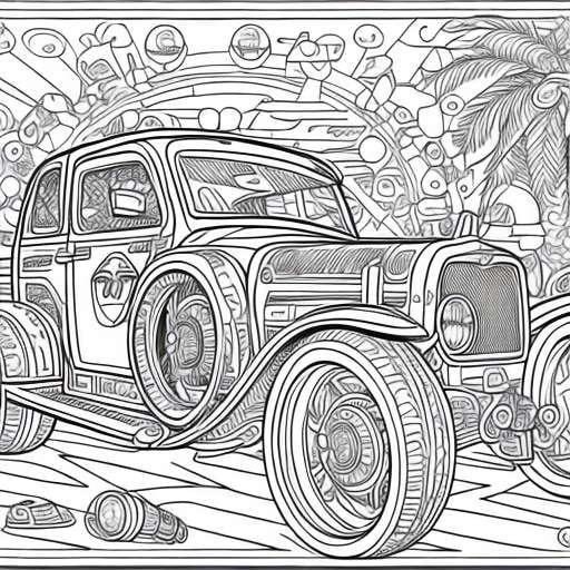 Creative Vehicle Coloring Books - Fun and Educational for Kids and Adults! - Socialdraft