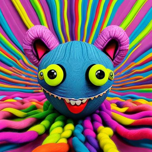 Midjourney Yarn Animal Monsters: Create Your Own Adorable Creatures - Socialdraft
