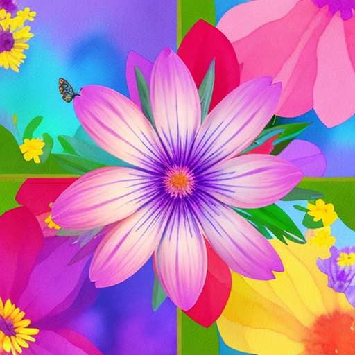 Flower Avatar Illustration Midjourney Prompts for Custom Creations - Socialdraft