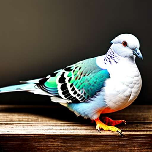 Domestic Pigeon Portrait Midjourney Prompt - Customizable Image Generation - Socialdraft
