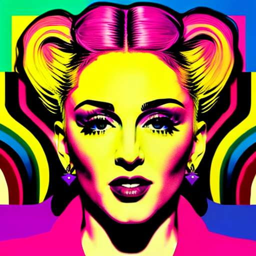 Madonna Pop Art Midjourney Prompt - Socialdraft
