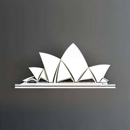 Opera House Sketch Midjourney Prompt - Create Your Own Masterpiece - Socialdraft