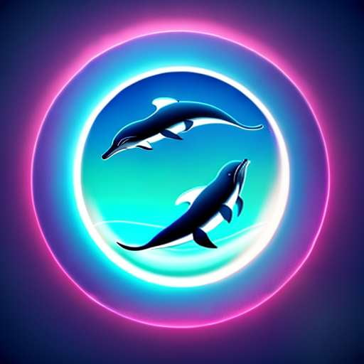 Glowing Dolphin Midjourney Prompt for Custom Art Creation - Socialdraft