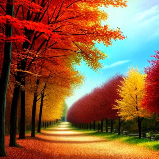 Autumn Pathway Midjourney Prompt: Create Your Own Fall-Themed Masterpiece! - Socialdraft