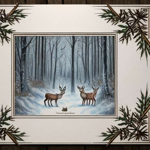 Winter Wood Folk Art Midjourney Prompts - Socialdraft