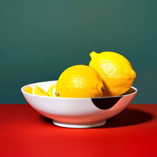 Lemon Ceramic Fruit Bowl Midjourney Prompt for Unique Kitchen Decor - Socialdraft