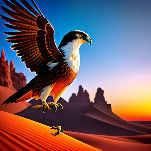Arabian Nights Falconry Midjourney Prompt – Customizable and Unique Text-to-Image Model - Socialdraft