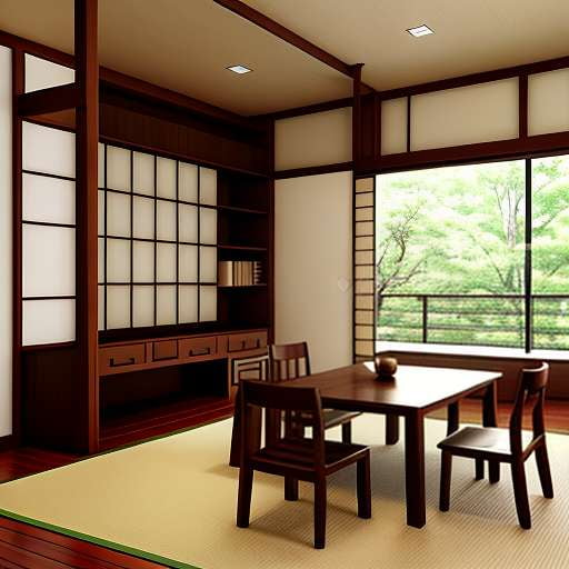 Japanese Dining Room Midjourney Prompt: Create Your Own Zen Space - Socialdraft
