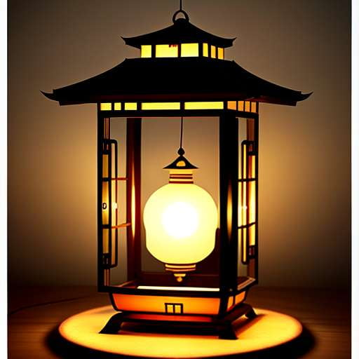 Japanese Lantern Midjourney Prompt - Unique Text-to-Image Product for Art Enthusiasts and DIYers - Socialdraft